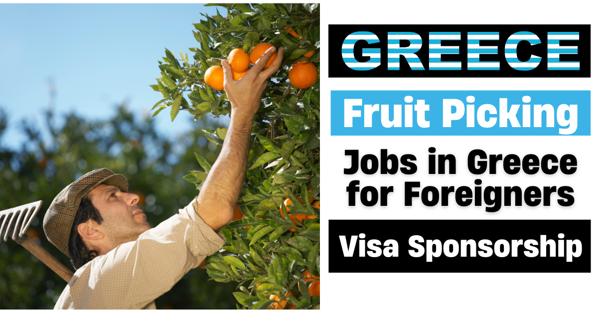 Fruit Picking Jobs in Greece for Foreigners 2025 – Apply Now